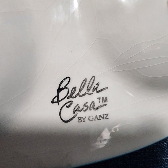 Bella Casa Devil Egg Ceramic Platter Colorful 12”x9” Easter Spring Ganz - Picture 6 of 6